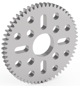 Engrenage à 58 dents en aluminium à montage sur moyeu (MOD 0.8, épaisseur 4 mm, alésage 14 mm) pour robot STEM REV WCP FTC FRC - Product Image 1