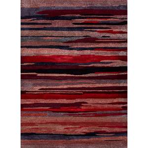 Alfombra Acar Tra-14752 de Lana y Viscosa Hecha a Mano con Diseño Abstracto Rojo y Naranja para Decoración de Sala de Estar y Uso en Pasillos - Product Image 1