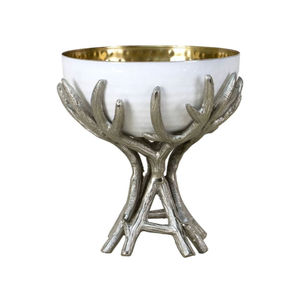 Cuenco de Mesa de Metal Artesanal, Centro de Mesa de Diseño de Lujo, Decoración Moderna para Sala de Estar, Comedor y Espacio de Estar - Product Image 4