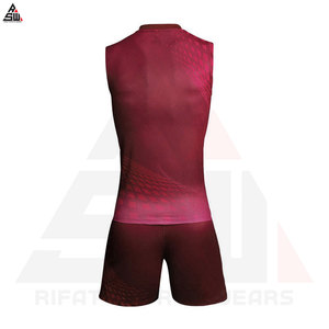Ensembles d'uniformes de volleyball unisexe personnalisés à la mode Conceptions de logo personnalisé en polyester de haute qualité - Product Image 3