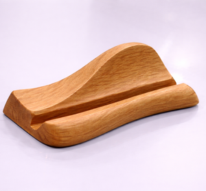 Support de carrelage en bois d'acacia rond, support d'affichage en bois massif naturel pour carreaux personnalisés, plaques photo, décoration de bureau et de table - Product Image 2