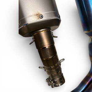 For Complete Aftermarket Stainless Steel Motorcycle Exhaust System for 450 MT 51mm Adapter <b>Boxed</b> Used - Product Image 3