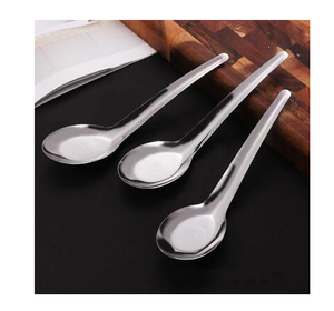 Cuchara de sopa de cena de acero espejado de alta calidad Cucharas de acero inoxidable de grado alimenticio Premium Proveedor al por mayor - Product Image 4