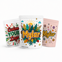 Sacs en Mylar imprimés sur mesure 3,5g 1oz 1lb, sachets Doypack refermables anti-odeur, pochettes verticales de qualité alimentaire pour emballage de biscuits et bonbons