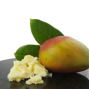 Vente en gros de beurre de mangue cru et pressé à froid non raffiné pour la peau, les cheveux, le savon et les cosmétiques | OEM/Fournisseur de marque privée d'Inde - Product Image 1