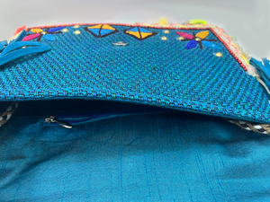 Bolso de mano tipo bandolera de algodón de gran capacidad estilo bohemio Vintage bolso de mano con cierre de cremallera portátil elegante bolso de viaje para mujer - Product Image 4