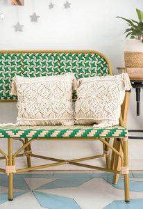 Housse d'oreiller en macramé faite à la main pour canapé, canapé, lit, ferme, chaise, salle à manger, Patio, extérieur, voiture OEM - Product Image 5