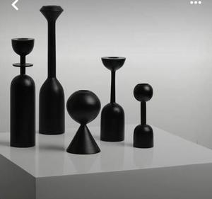 Multi Design 3 Pieces <b>Set</b> Wood Decorative <b>Set</b> <b>Candle</b> Stand X Mas Day <b>Gifted</b> Custom Logo Home Wooden <b>Candle</b> Holder X Mas Day - Product Image 4