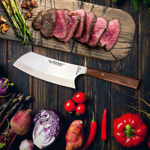 Cuchillo Para picar Chino cuchillo de carnicero CON MANGO de madera cuchillos de carnicero de acero de acidable 2024 - Product Image 5