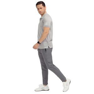 Polo de manga corta Premium para hombre con jersey de colores transpirable bordado, Polo técnico estampado de estilo informal - Product Image 3