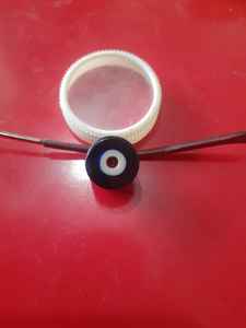 Cuentas de vidrio azul facetadas de vidrio de inspiración rusa hechas a medida adecuadas para diseñadores de joyas de cuentas de vidrio y Tiendas de Cuentas - Product Image 4