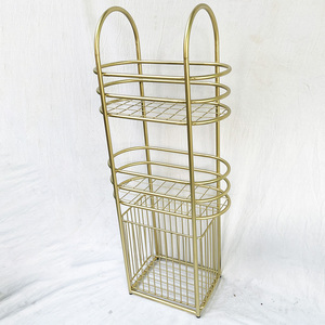 Bathroom Shelves <b>Iron</b> Frame Storage Shelf with Baskets KPT68014 - Product Image 5