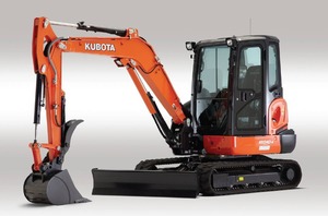 Pelleteuse d'occasion Kubota KX155 5.5 tonnes Pelle hydraulique sur chenilles KX165 KX185 en bon état - Product Image 6