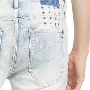 Venta al por mayor de pantalones vaqueros hechos a medida para los hombres de diseño único Jeans Pantalones Venta caliente Pantalones Jeans - Product Image 5