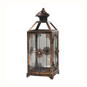 Prime Quality Handmade Silver Finished Metal <b>Lantern</b> Candle Holder Stylish Design Home Decorative Metal <b>Lantern</b> for Top Sale - Product Image 5