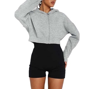 Tenues pour femmes Crop Top Hoodie Shorts Ensemble court 2 pièces Ensembles assortis Ensemble de jogging pour femmes Ensemble pantalon 2 pièces pour femmes 2026 - Product Image 3