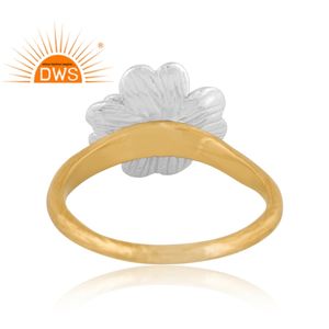 การออกแบบที่ทำด้วยมือล่าสุด18พันทองชุบธรรมชาติโกเมนพลอยซ้อนแหวน Demi ผู้ผลิตเครื่องประดับปรับ - Product Image 4