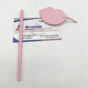 Miroirs d'extension de cils en acier inoxydable rose pince à épiler à pointe pointue outils d'inspection durables - Product Image 2