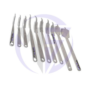 Juego de retractores ortopédicos Hohmann, Kit de instrumentos quirúrgicos manuales de acero inoxidable, elevadores de palanca ósea para uso de retracción ósea - Product Image 3