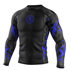 Rashguard Profesional Unisex para MMA, 100% Poliéster, Transpirable, de Secado Rápido, Antibacterial, Ropa Deportiva para Todos los Deportes al Aire Libre - Product Image 2