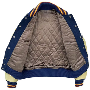Veste universitaire fabriquée en usine pour hommes Tendance High Street Winter Letterman Designs Vestes respirantes de haute qualité pour hommes - Product Image 3