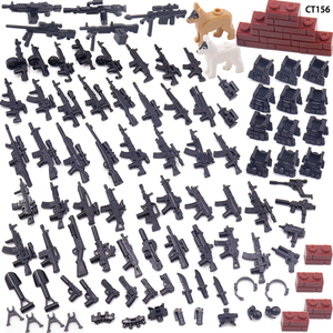 Ww2 Military <span class=keywords><strong>Mini</strong></span> Guns Army Soldier Swat Tactical Gear Ladrillos <span class=keywords><strong>Mochila</strong></span> Armadura Chaleco Equipo <span class=keywords><strong>militar</strong></span> Juego de armas - Product Image 4