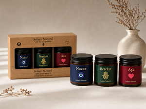 Amber Glass <b>Candle</b> Jar <b>Set</b> Screw Lid Custom Label Packaging for Soy Wax Gift Collection - Product Image 2