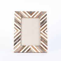 Cadre Photo en bois de résine indienne incrustation d'os cadre Photo pour la maison hôtel décoratif MDF cadre Photo corne décoration de la maison