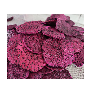 AD Fruit du dragon séché doux 500gr/sac, tranches de fruit du dragon rouge doux Snack séché à l'air sans sucre ajouté Fruit du dragon séché à mâcher - Product Image 3