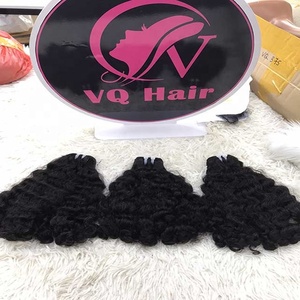 Súper doble dibujado crudo vietnamita Pelo Rizado sin procesar Peluca de onda natural que hace precio al por mayor Color Natural 100gr encendedor - Product Image 5