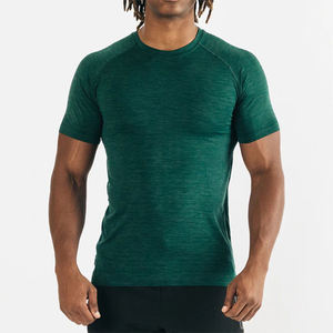 Custom Sublimation Sports Breathable T-shirt <b>Undershirts</b> Quick Dry Spandex Polyester Compressed Slim T-shirt for men - Product Image 1