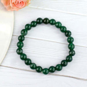 Pulsera de Cristal de Aventurina Verde, Piedra Preciosa Natural Curativa para la Buena Suerte, la Prosperidad y la Energía Positiva, Energizada con Reiki - Product Image 2