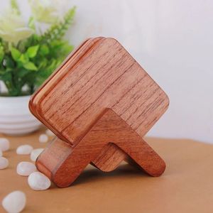 Posavasos de Madera Marrón Oscuro Resistentes al Calor, Diseño Moderno Multicolor, 400 mm de Diámetro para Uso en Mesas de Hogar y Hotel - Product Image 6