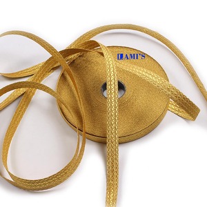 Fil de lingot de garniture de lacets de tresses faites à la main de haute qualité pour l'artisanat de textile uniforme pour l'usage décoratif d'OEM et de chaussure - Product Image 1
