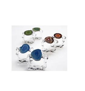 Rond de serviette en résine de qualité supérieure idéal pour les salles à manger formelles mariages ou tables de banquet avec charme décoratif artisanal - Product Image 6