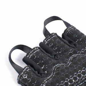 Guantes de entrenamiento de cuero Fingerl para hombre con forro de nailon, guantes de gimnasio de tamaño XL para ejercicio deportivo, protección de palma para levantamiento de pesas - Product Image 2