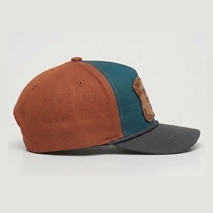 Premium 100% Cotton Floral Badge Snapback Hat 5-Panel Structured Canvas Adjustable Unisex Casual <b>Punk</b> Street Party Fashion - Product Image 4