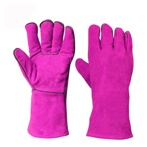 Guantes de Soldadura de Cuero Vacuno de Alta Resistencia para Seguridad Industrial, Resistentes al Fuego, para Bomberos, Construcción y Barbacoa - Product Image 4