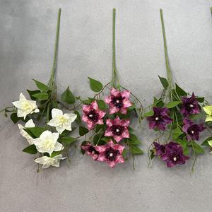 थोक जर्बेरा कृत्रिम फूल का फूल कृत्रिम सफेद पीले लाल एच 68 सेमी zr522 - Product Image 5