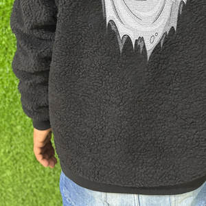Sweat-shirt décontracté chaud d'hiver pour hommes de haute qualité 100% coton polaire Sherpa doublé sweats à capuche motif imprimé approvisionnement supérieur - Product Image 6