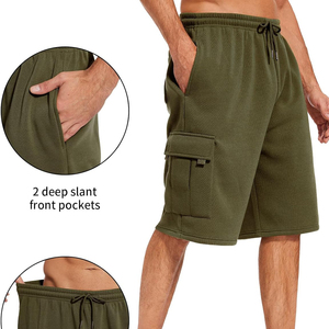 2025 venta al por mayor nuevos pantalones cortos de entrenamiento de verano de alta calidad para hombres logotipo personalizado impreso patrón sólido pantalones cortos deportivos para hombre - Product Image 5