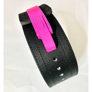 Cinturón de Levantamiento de Pesas de Cuero Negro de 4 Pulgadas con Hebilla de Palanca de Alta Resistencia - Product Image 3