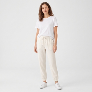 Pantalon de jogging fuselé en coton respirant pour femme, idéal pour l'été – Vente en gros OEM/ODM, fabrication sous marque privée, faible MOQ - Product Image 1