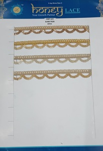 Garniture en dentelle de créateur luxueuse pour la mode haut de gamme et les vêtements de mariée Motifs complexes et détails élégants pour les vêtements de mariage - Product Image 3