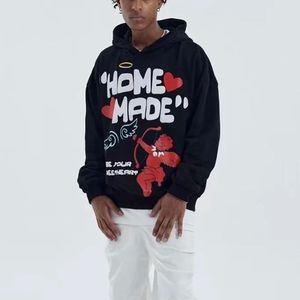 Nouvelle mode sweats à capuche imprimés bouffants 3D personnalisés 100% coton Streetwear pulls à capuche surdimensionnés pour hommes - Product Image 6