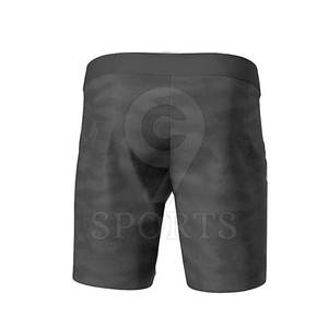 Pantalones cortos de combate MMA de secado rápido personalizados para hombres y mujeres, cintura elástica, ropa deportiva de entrenamiento BJJ No Gi informal sólida, fabricante OEM - Product Image 5