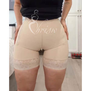 Short taille haute avec double fermeture éclair latérale (pré-vente) sans couture Sexy Gym Leggings femmes taille haute Skinny Stretch - Product Image 2