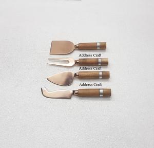 Newly Designed Modern Stainless Steel Cheese Cutting <b>Tools</b> Four-Piece Set Resin Handle Eco-Friendly Dishwasher <b>Safe</b> Kitchenware - Product Image 4