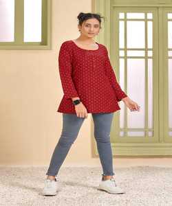 Les femmes les plus belles et les plus colorées Designers Kurtis Wholesales Western Wear Nouvelle arrivée Exclusif Multicolore Vêtements à bas prix - Product Image 5