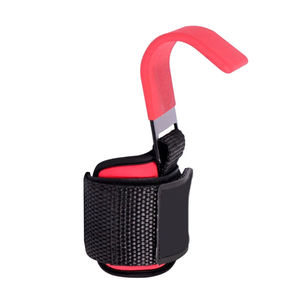 ตะขอเกี่ยวยกน้ำหนัก ตะขอพาวเวอร์ลิฟติ้ง ตะขอยกน้ำหนักแบบหนา ไนลอนพร้อมตะขอเหล็ก อุปกรณ์ออกกำลังกายและฟิตเนส - Product Image 2